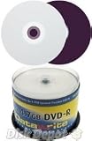 Datawrite DVD-R 8x 4.7Gb FullFace  Printable 50 Cake Box  White