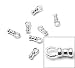 Sterling Silver Crimp Ends 3.5x7mm, 10pcs