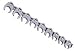 9 Pcs Flare Nut Crowfoot Wrench Set
