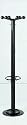 Explode' coat and umbrella stand with 6 double hooks