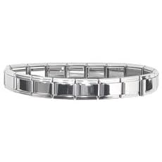 Clearly Charming Shiny Starter Italian Charm 18 Link Bracelet by 