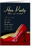 Hen Party Invitation Card - Hen Red Shoes - GNO Card