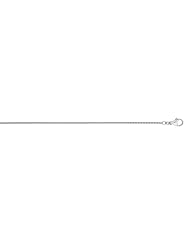 Platinum Wheat 1.1mm Necklace 30 Inch