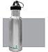Green Bottle 25-Ounce Stainless Steel Water Bottle with  Screw Top, Stainless Steel Design