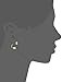 Amazon Essentials Gold-Tone Pave Crystal Square Ball Front Back Drop Earrings, (previously Amazon Collection)