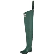 Hodgman&reg; Bantam Weight 2-ply Nylon / Rubber Hip Waders w/ Cleated Soles Green