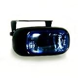 (2) Blue Output Rectangular Hella Optilux Motorcycle Fog Lights with Wiring and... by HELLA