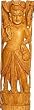 Shiva Wood Sculpture Hindu Religious Statue 15 x 4.5 inches (jwcs008)