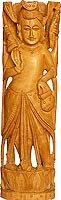 Shiva Wood Sculpture Hindu Religious Statue 15 x 4.5 inches (jwcs008)
