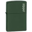 Green Matte, Zippo Logo - Pure