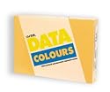 Data Colours Multifunctional Paper Coloured 80gsm 500 Sheets per  Ream A4 Sun Yellow - Ref 36438 [1 Ream]