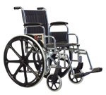Wheelchair, 18 Vista IC with Fixed Arm and Swing Away Footrest