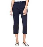 Classic Collection Cotton Rich Cropped Trousers with Belt