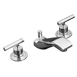 Kohler Faucets K 8211 4 Taboret Lav Fct Lever 5 Spout Polished Chrome