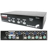 4 Port PS2/USB KVM Switch