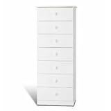 White 7-Drawer Tall Chest White 7-Drawer Tall Chest