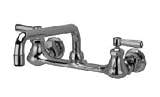 Zurn Sink Faucet with 12 Tubular Spout and Lever Handles Z842H1-XL-15F