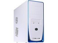 Cooler Master RC-310-WBN1-GP Elite Midi-Tower PC-Geh&auml;use wei&szlig;/blau Preisvergleich
