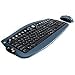 Kensington PilotBoard Wireless Tastatur Set Tastatur schnurlos 105 Tasten MS W98 D + Pilot-Maus Schwarz