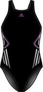 Adidas Damen Badeanzug Tech Range One Piece, black dd/burlesque, 34, X12436 Preisvergleich