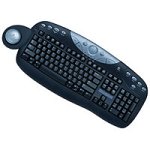 3Dconnexion SpaceNavigator Tastatur USB 104 Tasten MS W2000 D +SpaceMouse Schwarz-silber