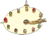 Artist Palette, 14K Gold Charm