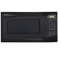 Sharp 1.0 Cu. Ft. 1100 Watt Midsize Microwave - Black