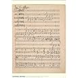 Johannes Brahms Music Manuscript Card Motet, Es Ist Das Heil Uns Kommen Her, Op.