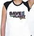 Save The Planet Go Green Adult Cap T-Shirt