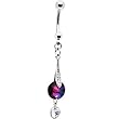Handcrafted Crystal Zirconia Hollywood Glamour Belly Ring