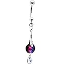Handcrafted Crystal Zirconia Hollywood Glamour Belly Ring
