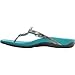 Vionic Karina Womens Toe-post Supportive Sandal Teal Snake - 9 Medium