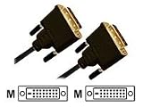 JOUJYE DVI-D Kabel / DVI-I zu DVI-D 10m Stecker 24 +1 vergoldet hochdichte 3-fach Abschirmung, HDCP Konform