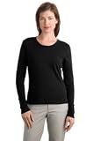 NEW Port Authority - Ladies Modern Stretch Cotton Long Sleeve Scoop Neck Shirt. L518