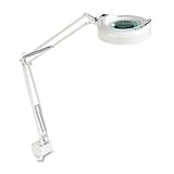 Ledu Clamp-On Fluorescent Swing Arm Magnifier Lamp With 5in Lens 42in Reach ....