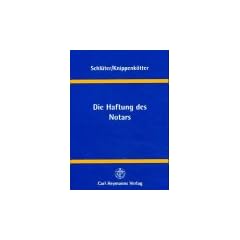 Die Haftung des Notars
