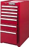 Proto 44113 14-7/8Wx18Dx29H Red Standard-Duty 7-Drawer Side Cabinet