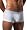 C-IN2 Low No Show Army Boxer Brief w/ Sling Support for Men - White, Small