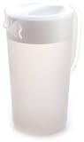 Rubbermaid #3062-RD-WHT 2.25QT Covered Pitcher