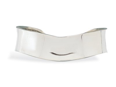 Wave Cuff Bracelet 925 Sterling Silver Solid Designer Unique