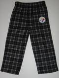 PITTSBURGH STEELERS Colored Plaid FLANNEL SLEEP PANTS - Child Sizes, Large (Child Size 7)