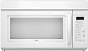 Whirlpool WMH2175XVQ White Microwave-Range Hood Combination
