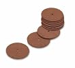 ALUMINUM OXIDE CUT OFF WHEELS RUBBER 1" DIAMETER X .015 THICK BOX OF 100