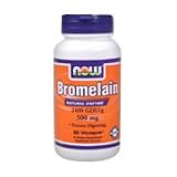 BROMELAIN 2400GDU/500mg - 60 VCAPS., (Now Food)