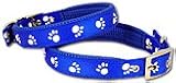 Omni Pet Padded Dog Collar - Blue Paws 14