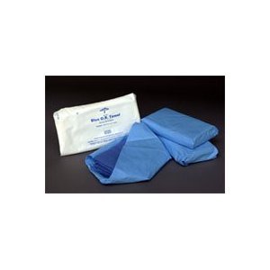 OR Towel Disposable Sterile Blue 6/pk