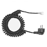 Bachmann 662.171 Schuko Spiralzuleitung schwarz