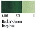 Grumbacher Academy Watercolors Hooker Green Deep 7.5 ml tube