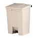 23 Gallon Rubbermaid Plastic Step On Trash Can - Beige