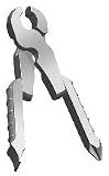 Swiss Tech SSSDC Micro Pro L 9 in 1 Keyring Tool with Clock